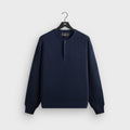 Kith Micro Waffle Long Sleeve Colby Pullover - Nocturnal