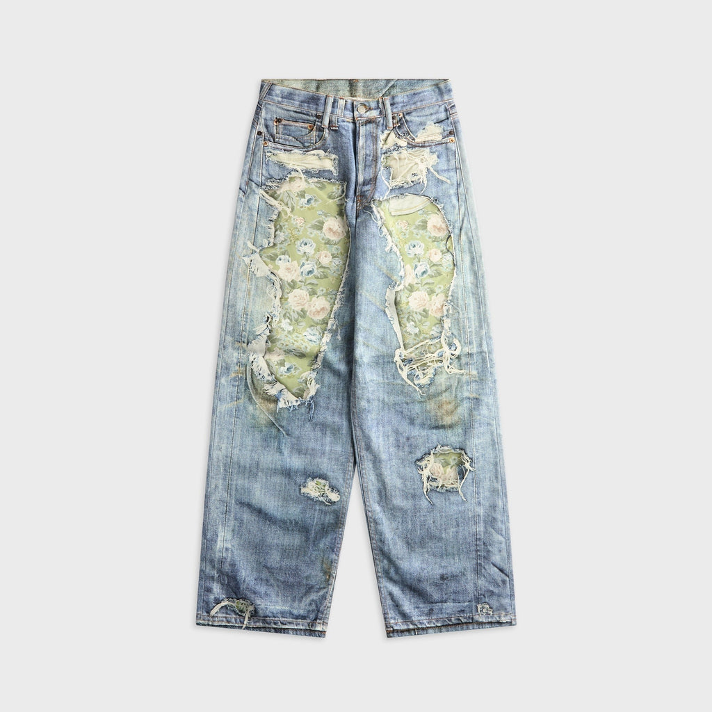 Acne Studios 1981 Trompe-l’œil Jean - Blue / Green