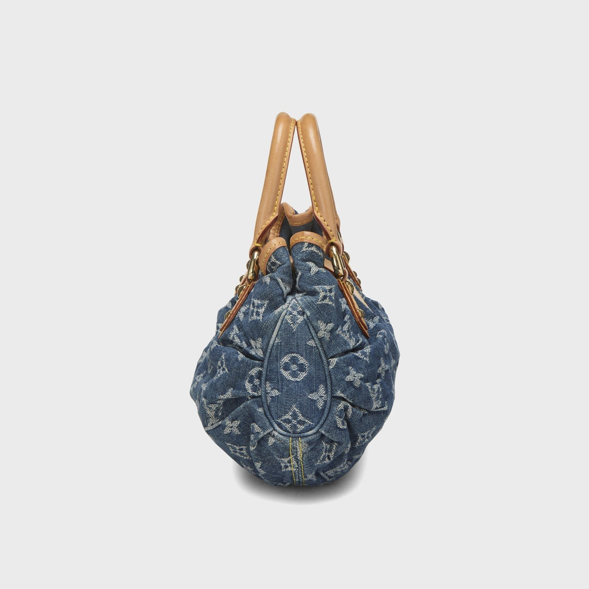 WGACA Louis Vuitton Denim Pleaty Bag - Blue