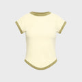 The Line by K Lavi Terry Tee - Baby Yellow
