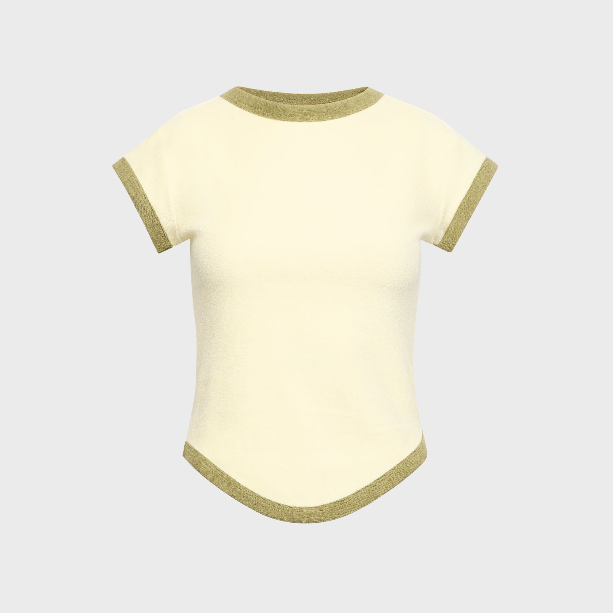 The Line by K Lavi Terry Tee - Baby Yellow