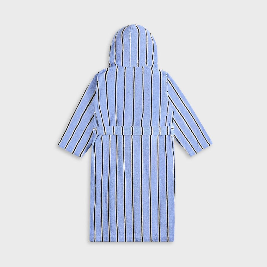 Tekla Hooded Bathrobe - Bassett Stripes