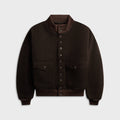 Engineered Garments Wool Poly Heavy Tweed A-1 Jacket - Dark Brown