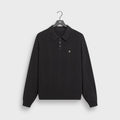 Kith Long Sleeve Tilden Pullover - Black