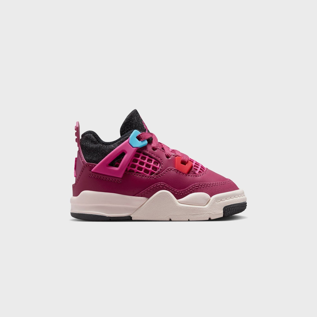 Jordan TD Jordan 4 Retro - Sweet Beet / Off Noir / Chalk / Desert Pink