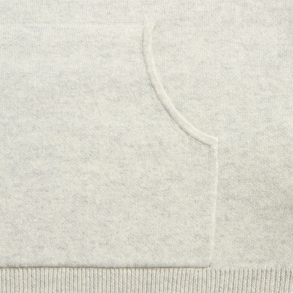 Acne Studios Cashmere Hoodie - Light Grey Melange