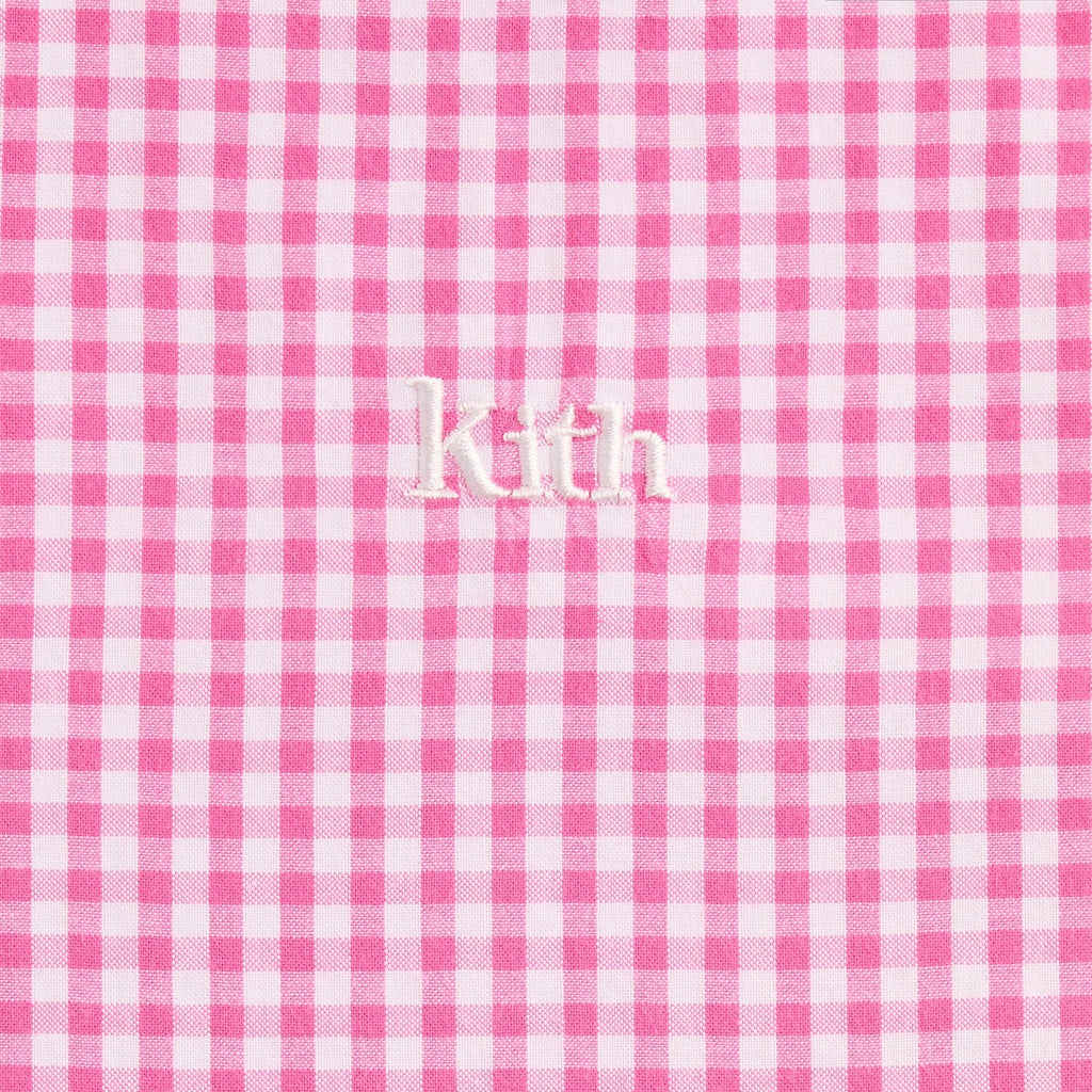 Kith Kids Gingham Cropped Tie Tank - Electra