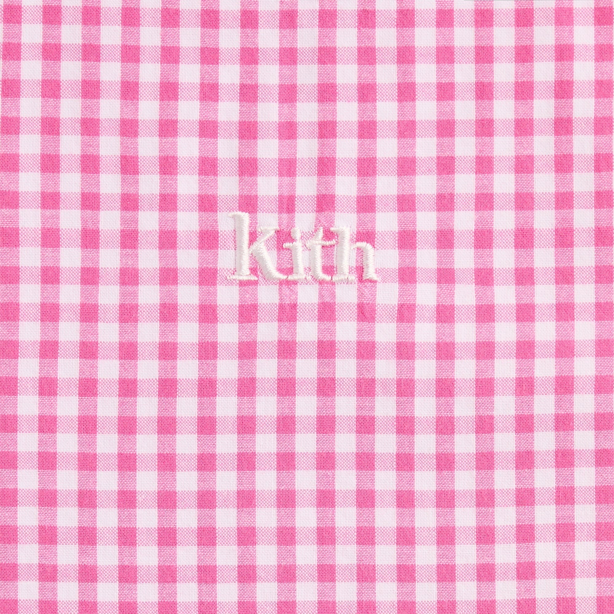 Kith Kids Gingham Cropped Tie Tank - Electra