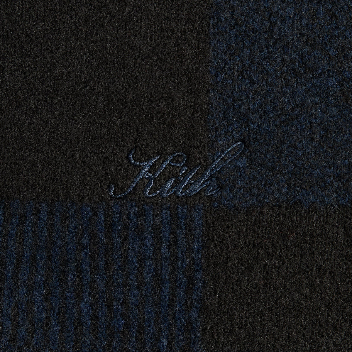 Kith Lewis Check Sweater - Nocturnal