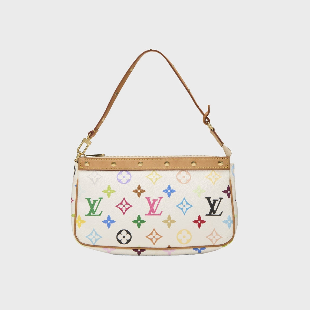 WGACA Louis Vuitton x Takashi Murakami Pochette Accessoires V2 - White / Multi