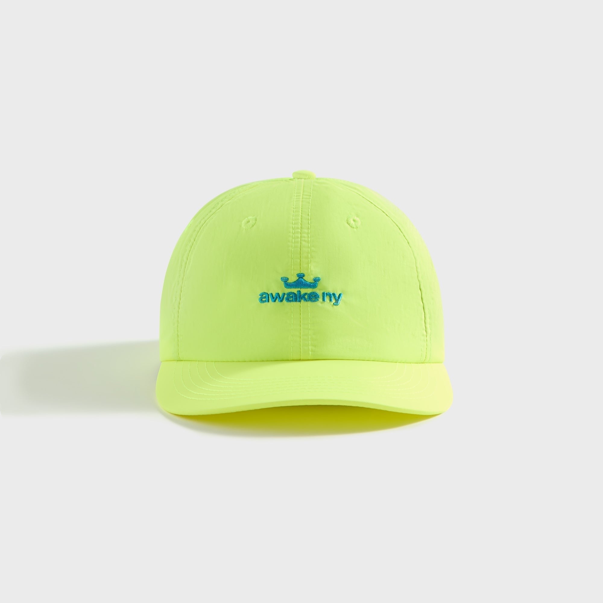 Awake NY Logo Nylon Cap - Lime Green