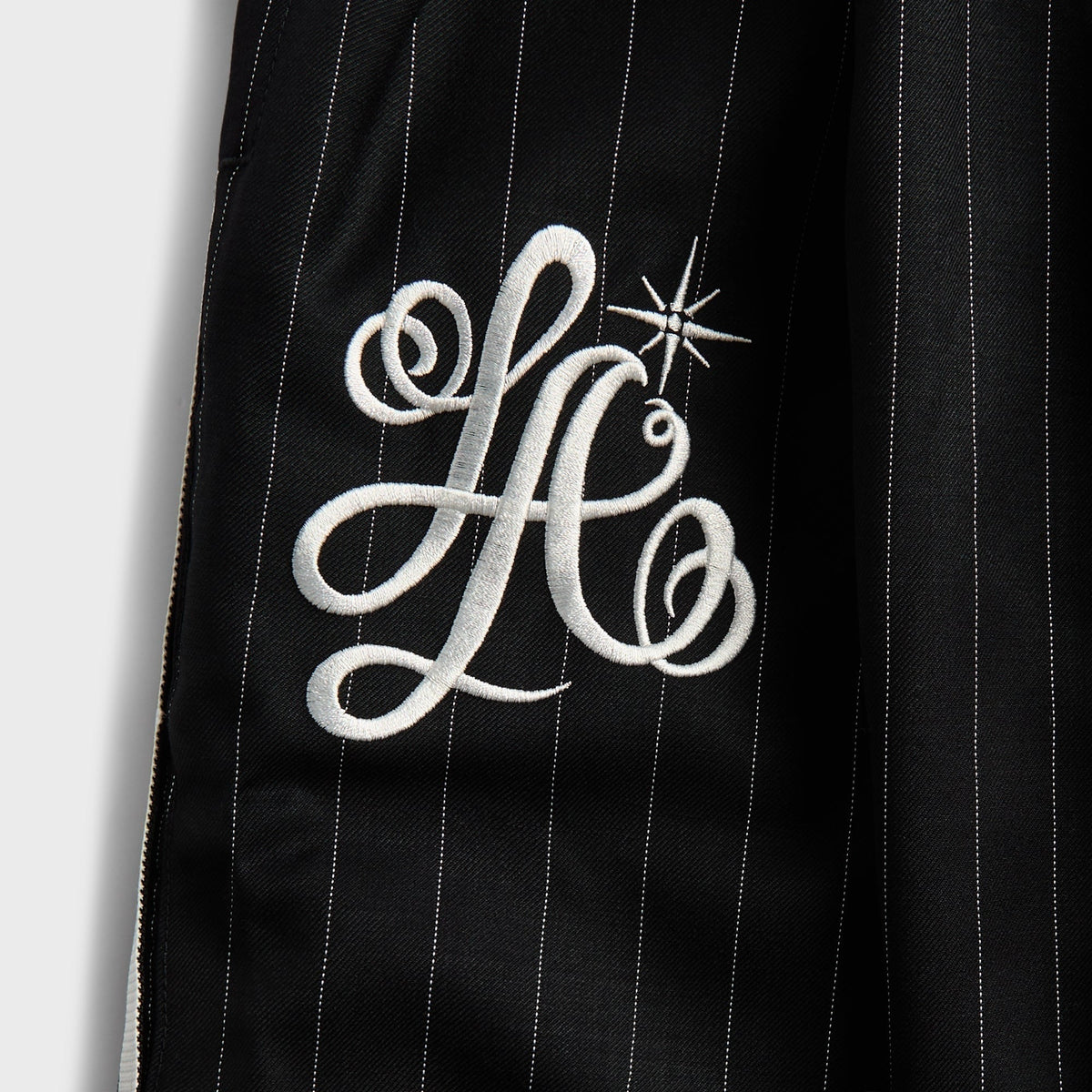 adidas x Willy Chavarria Pinstripe Long Short - Black