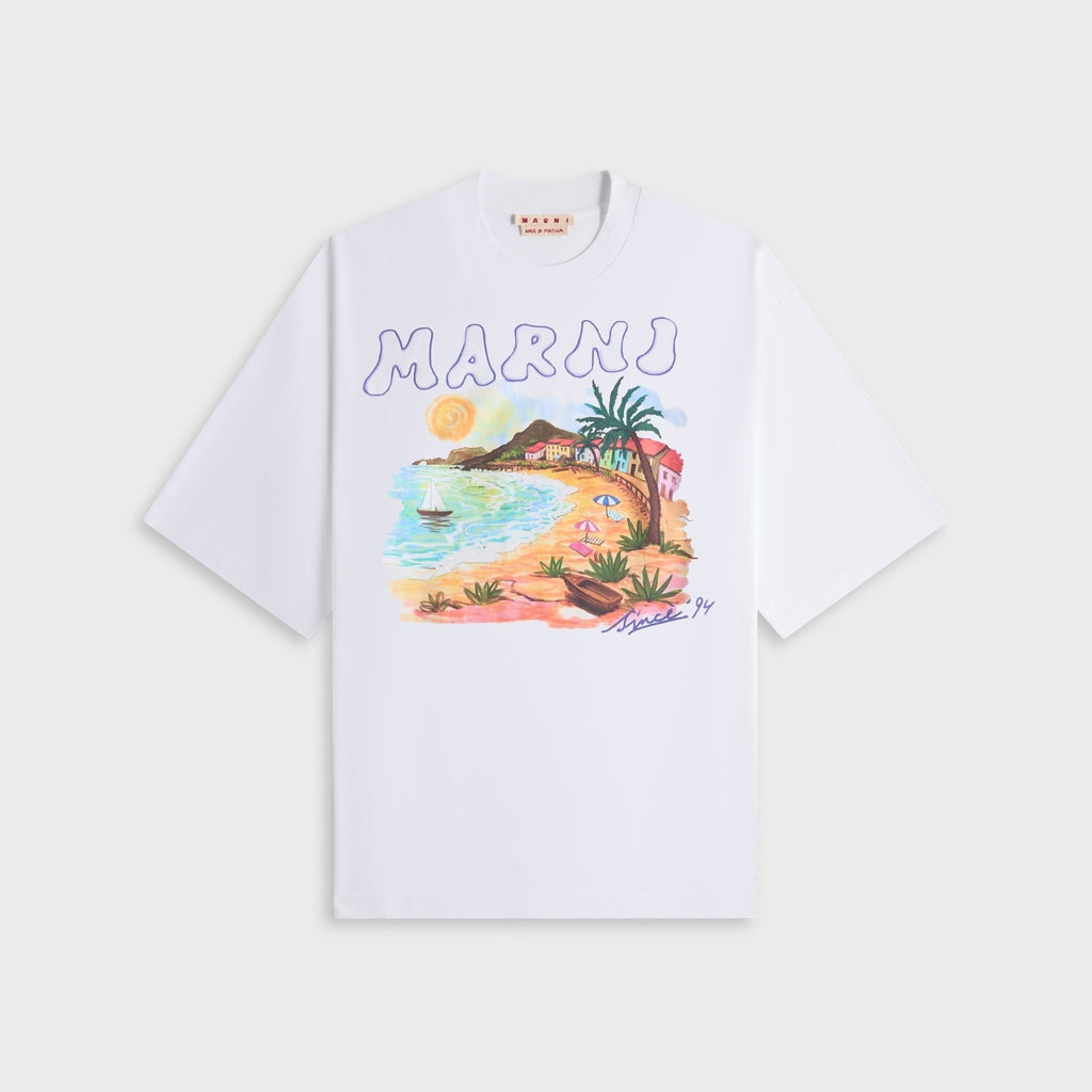 Marni Short Sleeve Tee - Lily White
