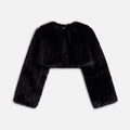 GUIZIO Alyana Faux Fur Jacket - Black