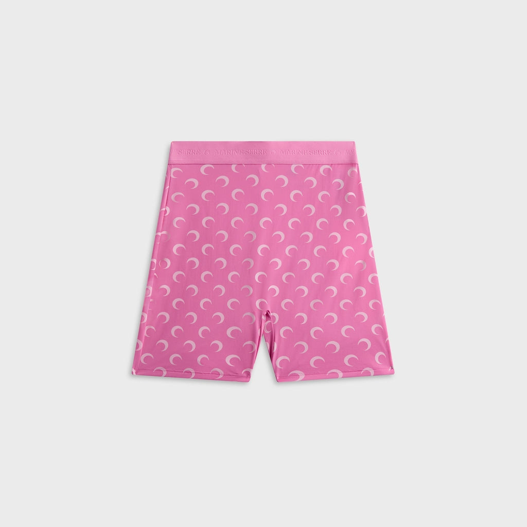 Marine Serre Moon Printed Jersey Mini Short - Pink