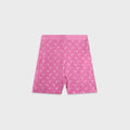 Marine Serre Moon Printed Jersey Mini Short - Pink