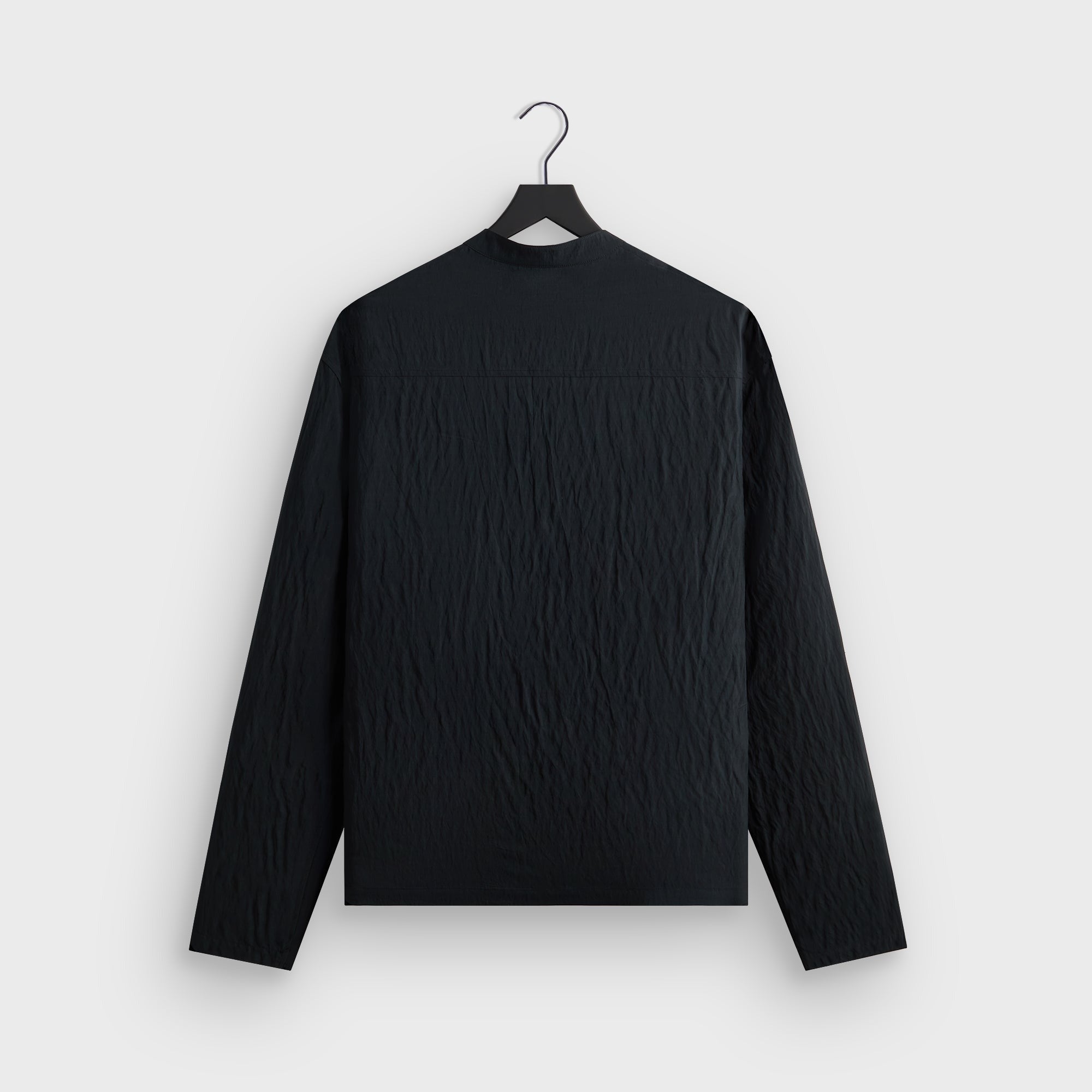 &Kin Wrinkle Cupro Leven Shirt - Black