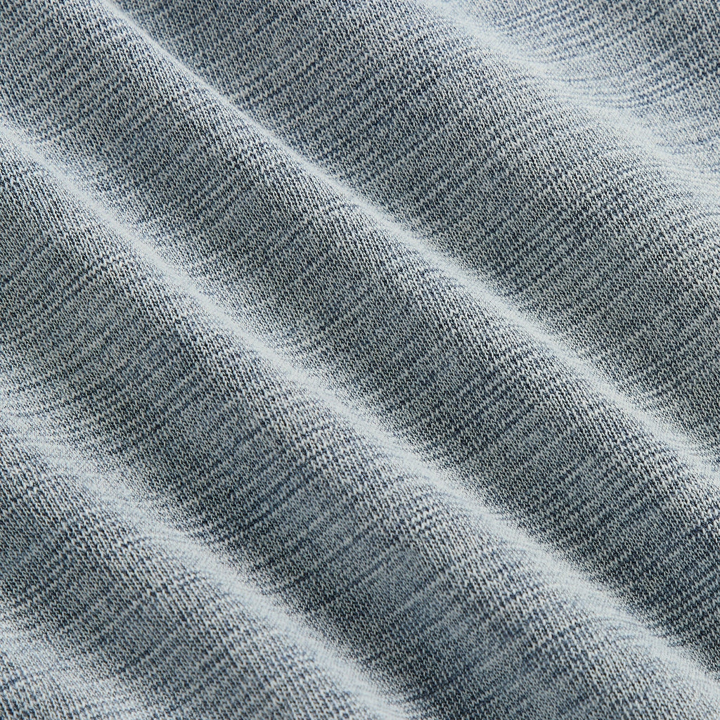Kith Indigo Fleece Linus Full Zip Crewneck - Light Indigo
