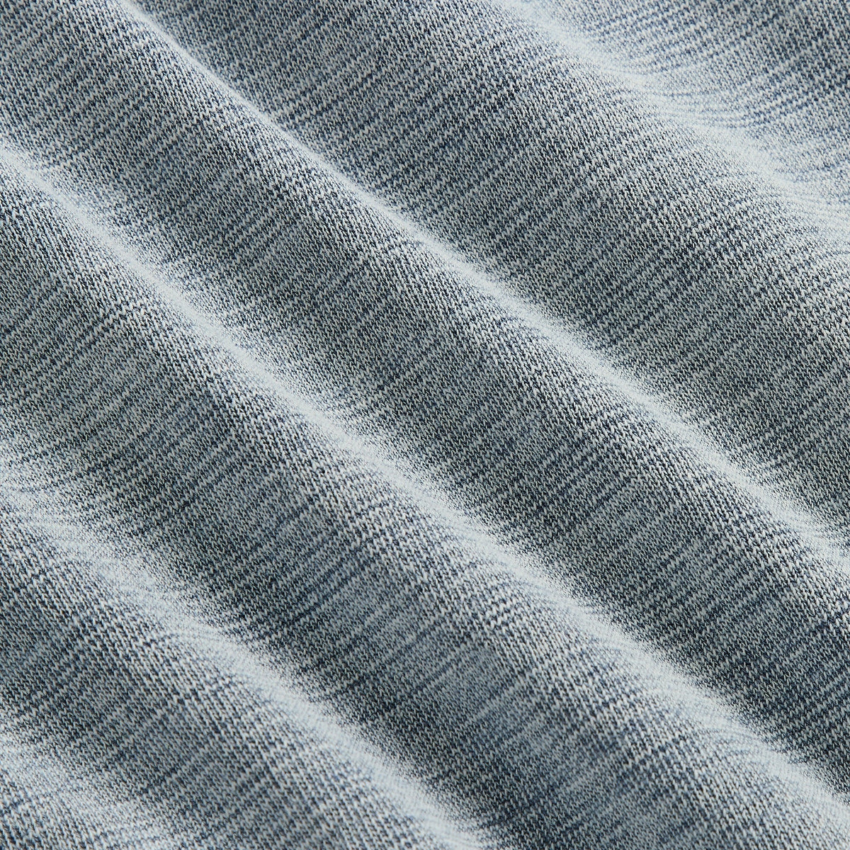 Kith Indigo Fleece Linus Full Zip Crewneck - Light Indigo