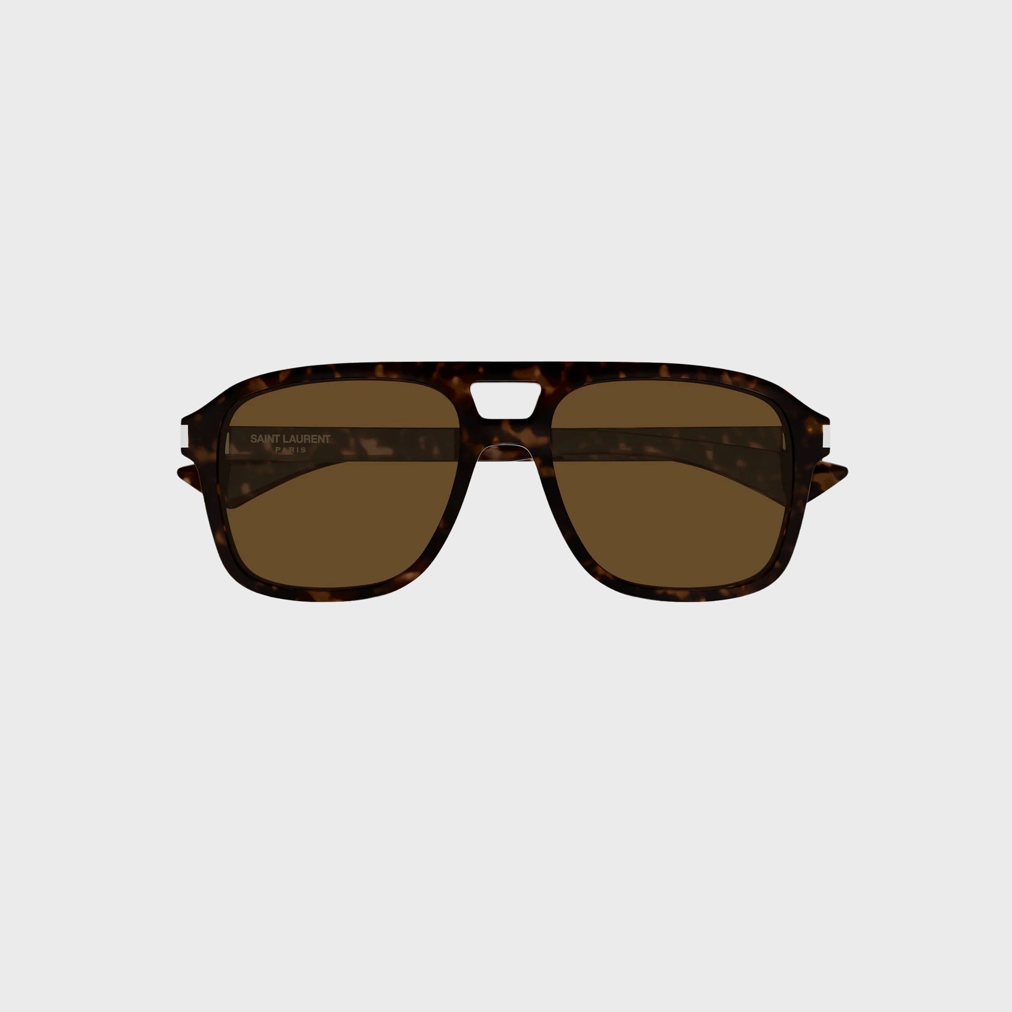 Saint Laurent Aviator Sunglasses - Havana / Crystal / Brown