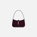 Saint Laurent Mini 5A7 Hobo Bag - Spicy Chocolate
