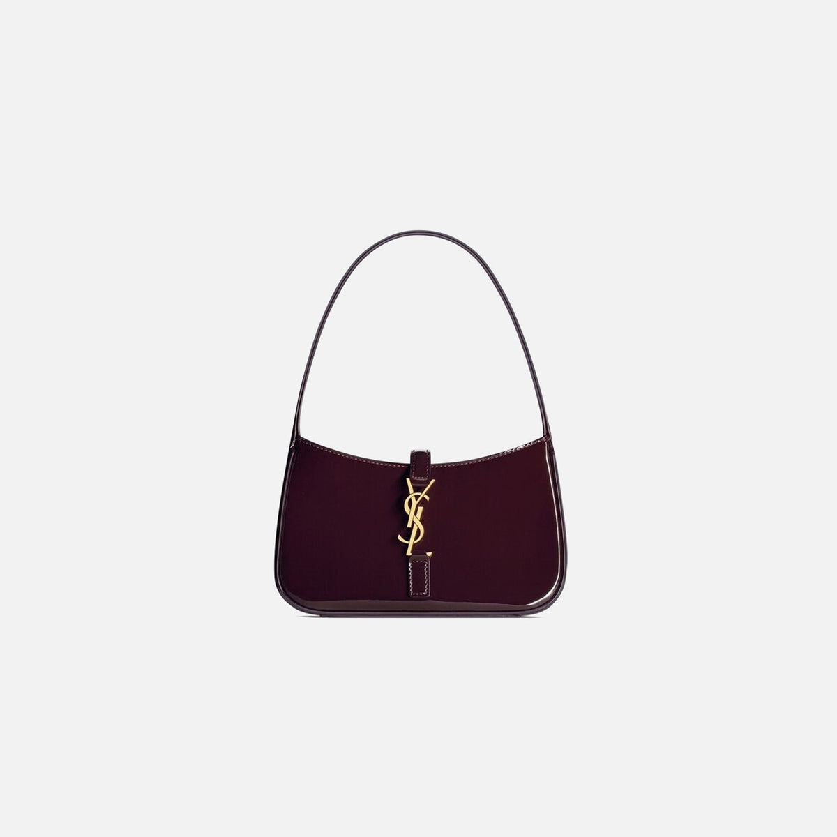 Saint Laurent Mini 5A7 Hobo Bag - Spicy Chocolate