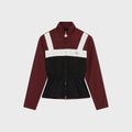 Casablanca Nylon Monogram Windbreaker - Burgundy