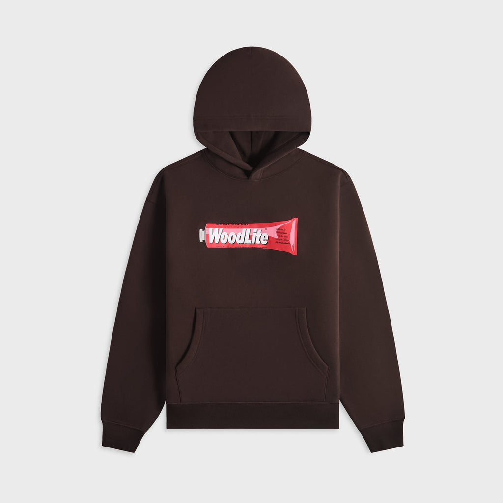 Metalwood Woodlite Hooded Sweatshirt - Brown