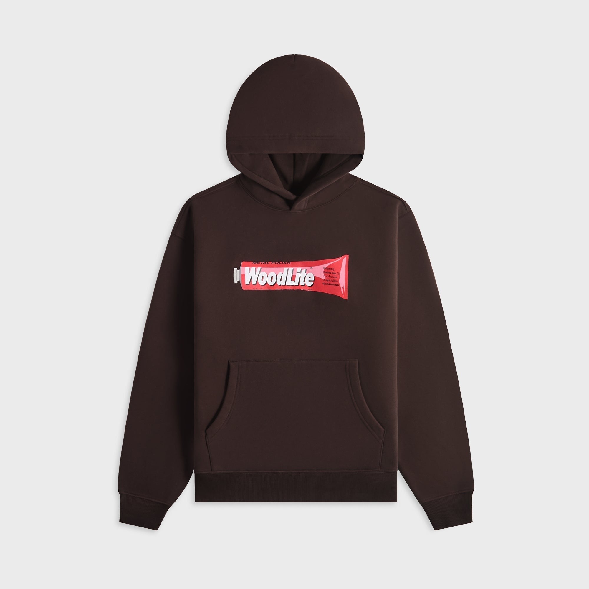 Metalwood Woodlite Hooded Sweatshirt - Brown