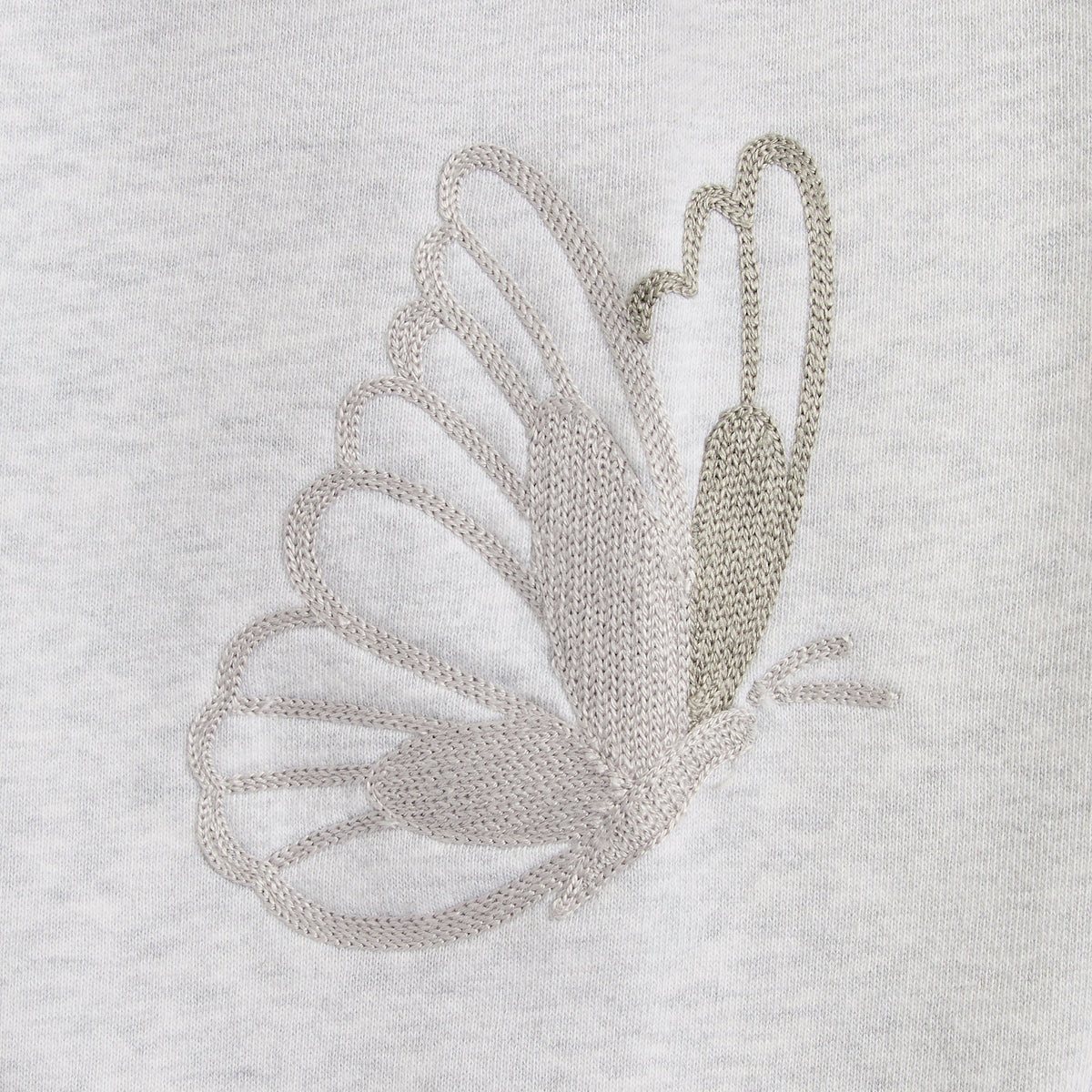 Kith Varsity Lawson Crewneck - Light Heather Grey