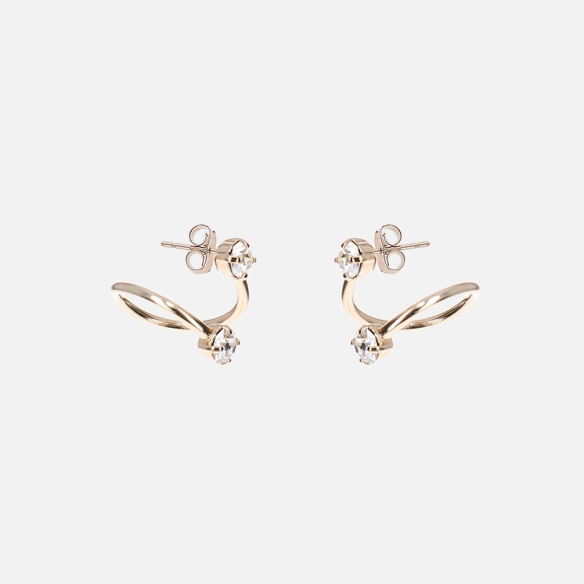 Justine Clenquet Maxine Earrings - Gold