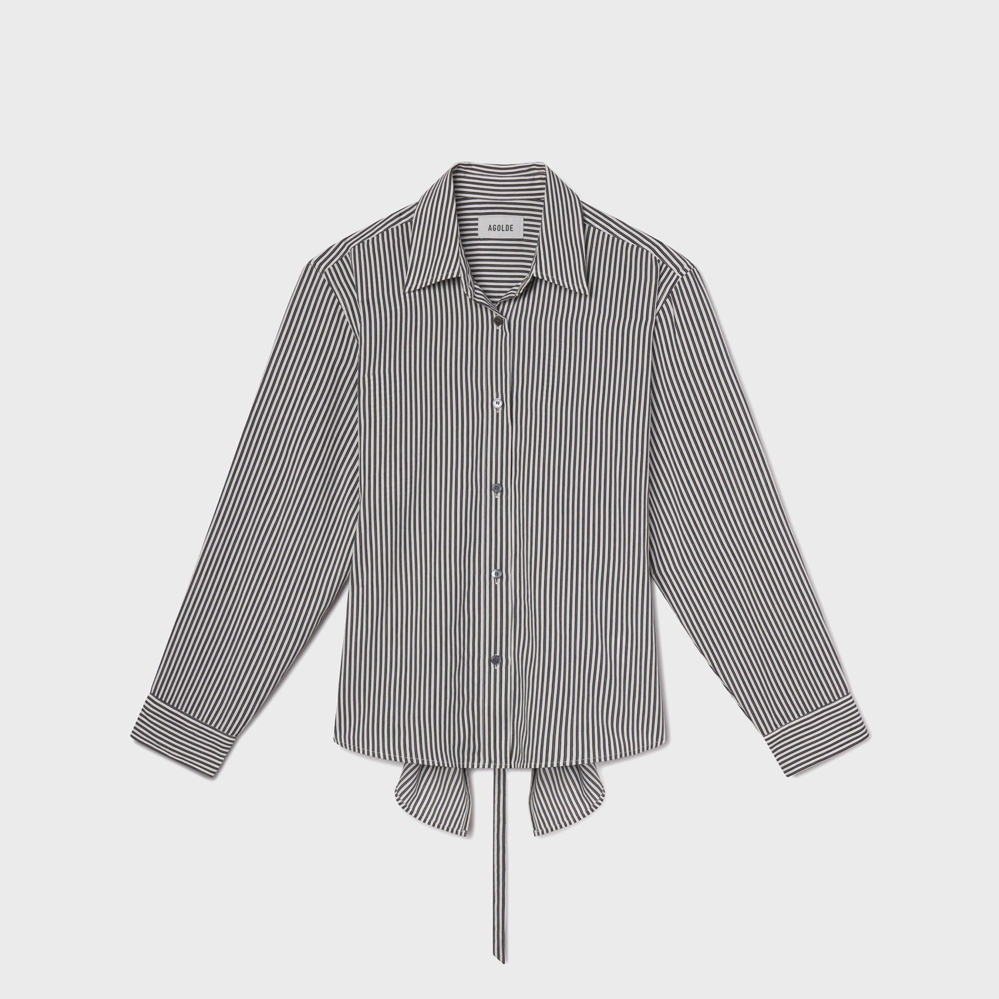 Agolde Theo Shirt - Solene Stripe