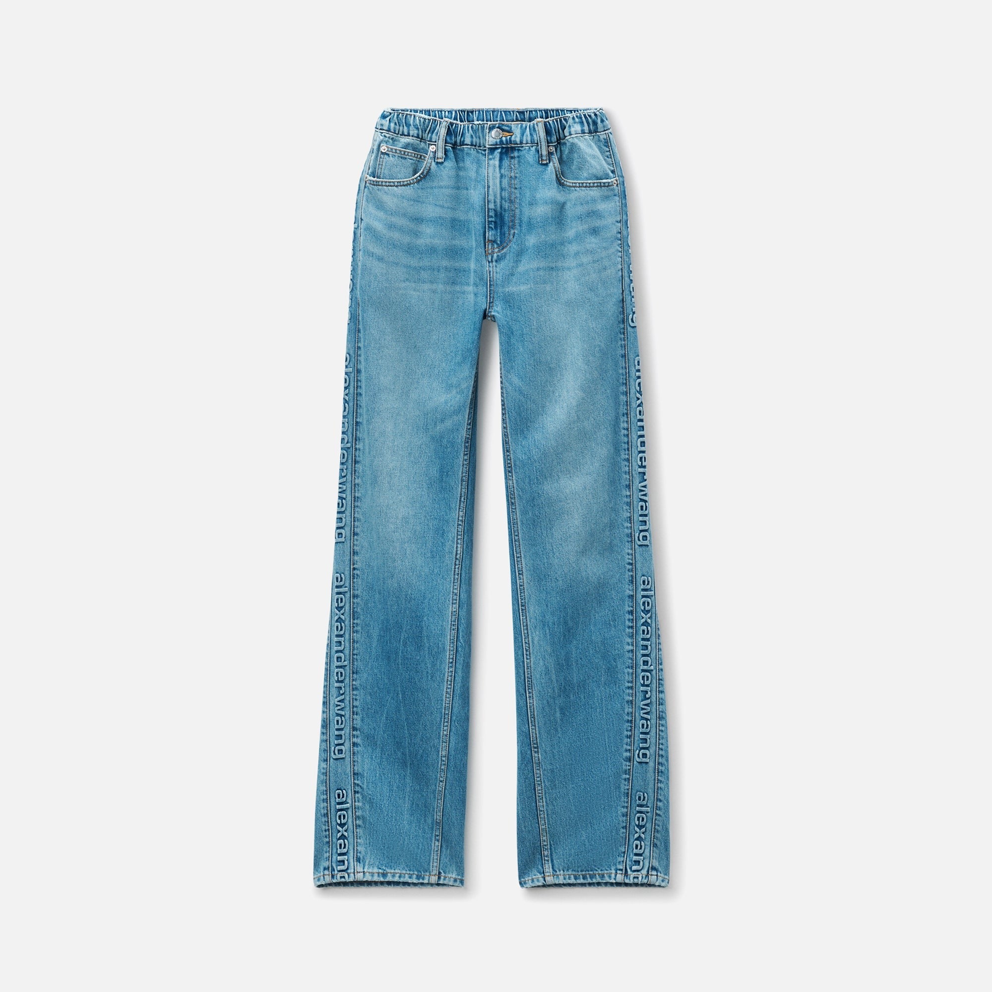 Alexander Wang Balloon Jogger With Logo Side Panels - Vintage Blue