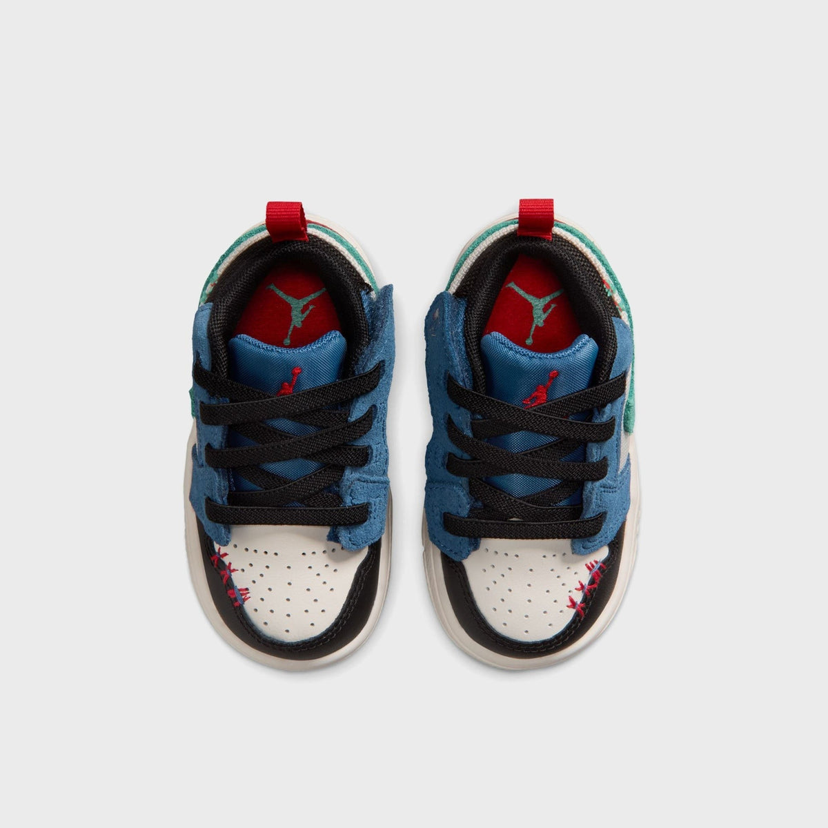 Jordan TD Jordan 1 Low Alt SE - True Blue / University Red / Kinetic Green / Black