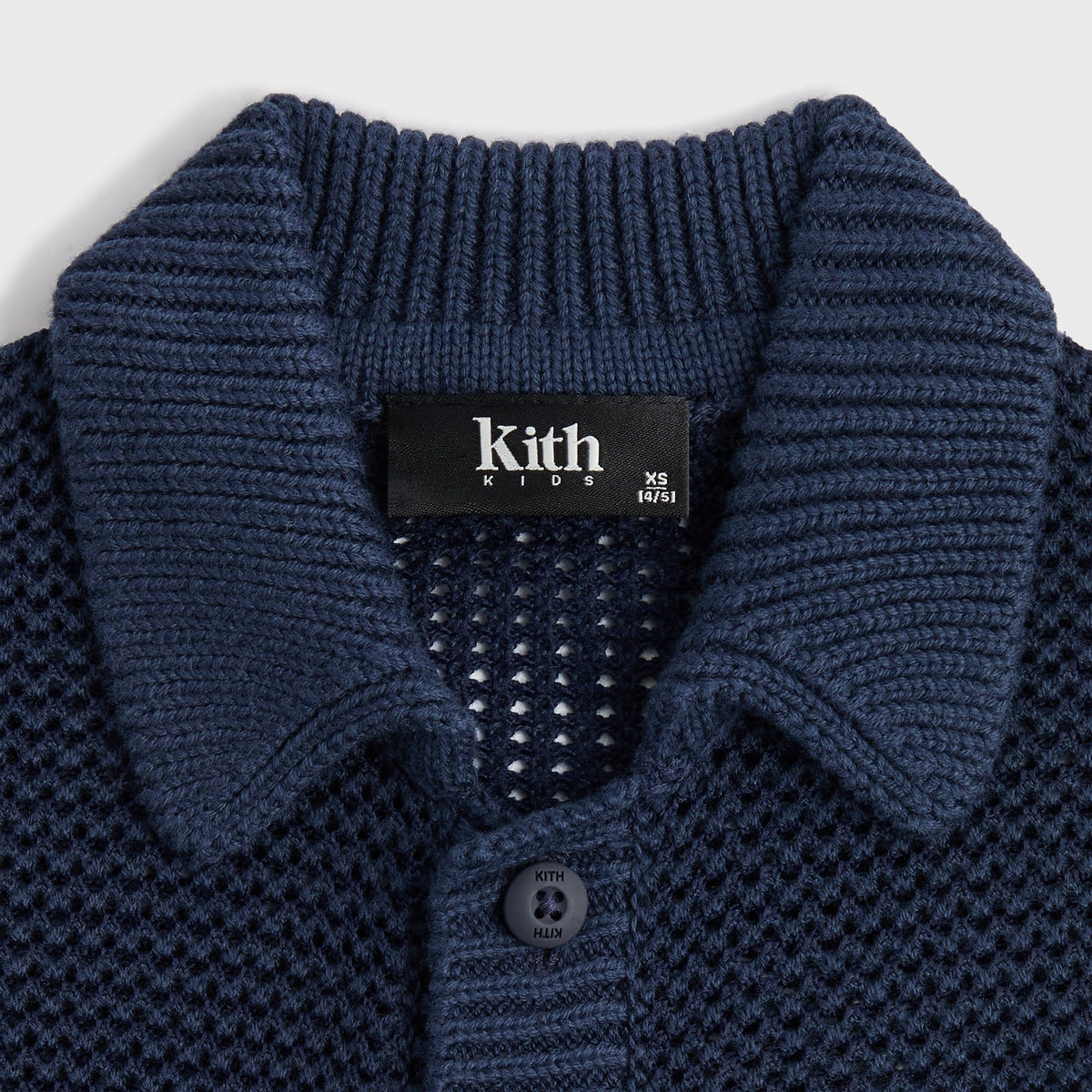 Kith Kids Textured Button Down Tilden Shirt - Nocturnal