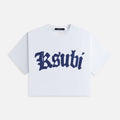 Ksubi Scribe Oh G Crop Tee - White