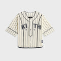 Kith Kids Pinstripe Baseball Shirt - Silk