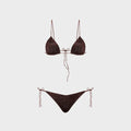 Oseree Lumière 80s Bikini - Chocolate