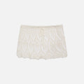Frankies Bikinis Capri Crochet Mini Skirt - White