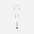 Emanuele Bicocchi Lily Coin Pendant Necklace Large - Silver