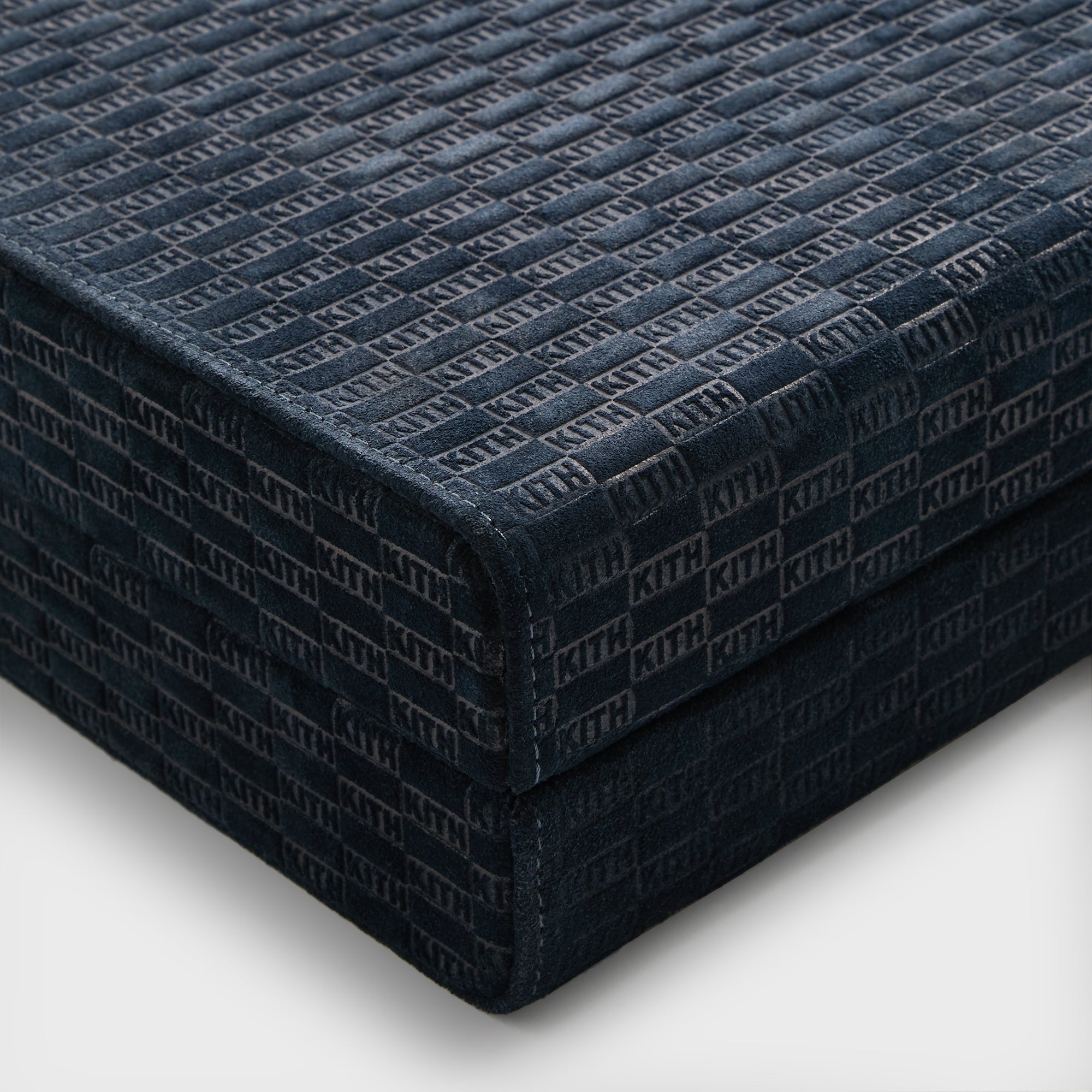 Kith Monogram Debossed Suede Backgammon Set - Ink