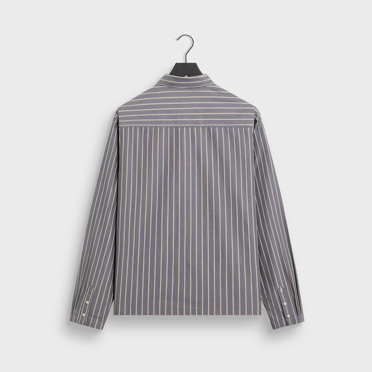 &Kin Striped Poplin Nico Shirt - Chasm