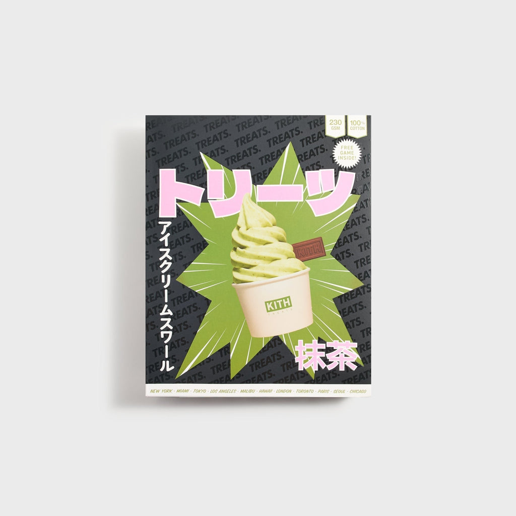 Kith Treats Matcha Swirl Vintage Tee - Black