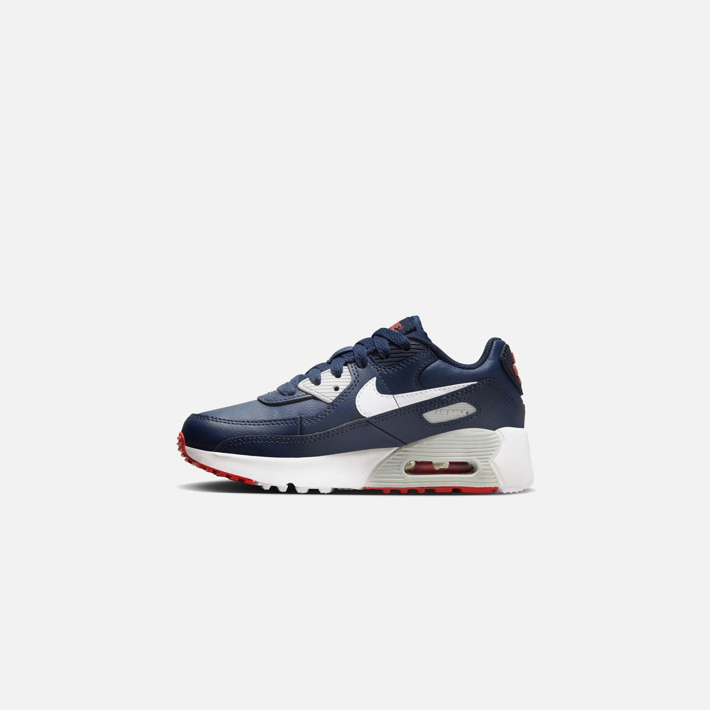 Nike Pre-School Air Max 90 Ltr - Obsidian / White / Midnight Navy / Track Red