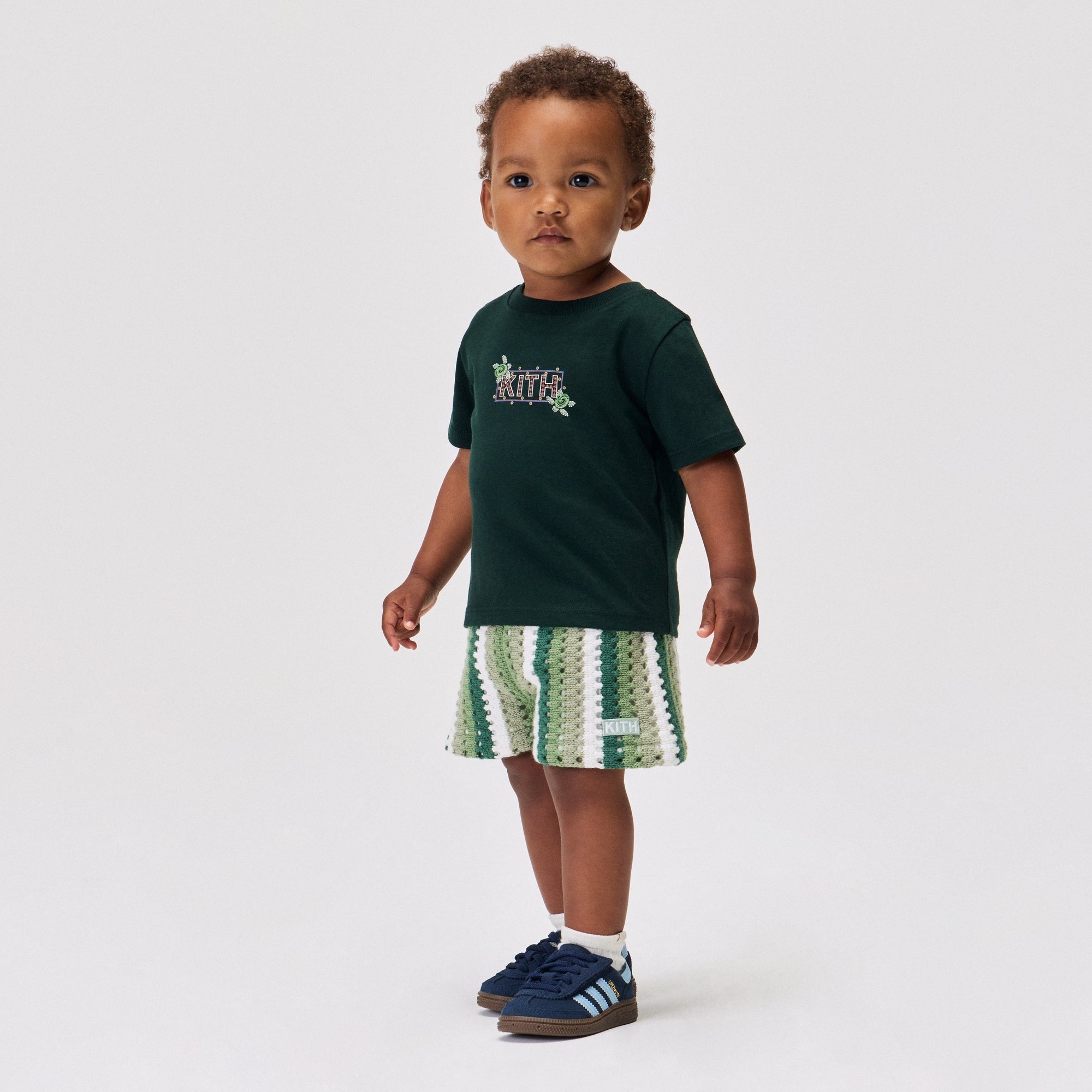 Kith Baby Beach Tile Classic Logo Graphic Tee - Stadium