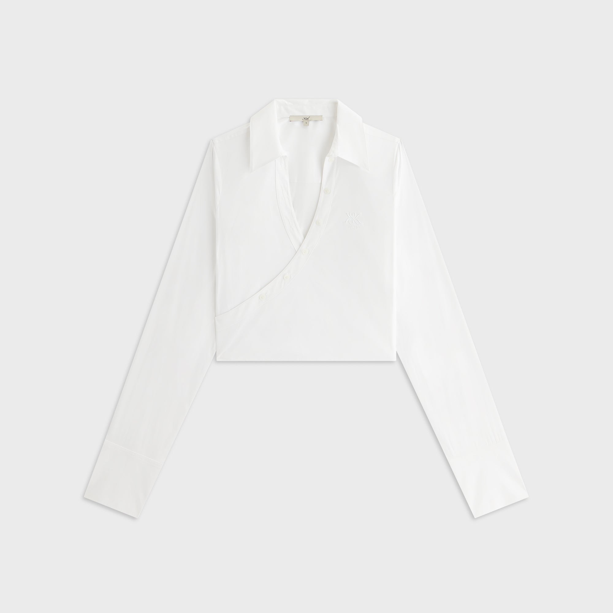 Kith Women Kairi Poplin Wrap Shirt - White