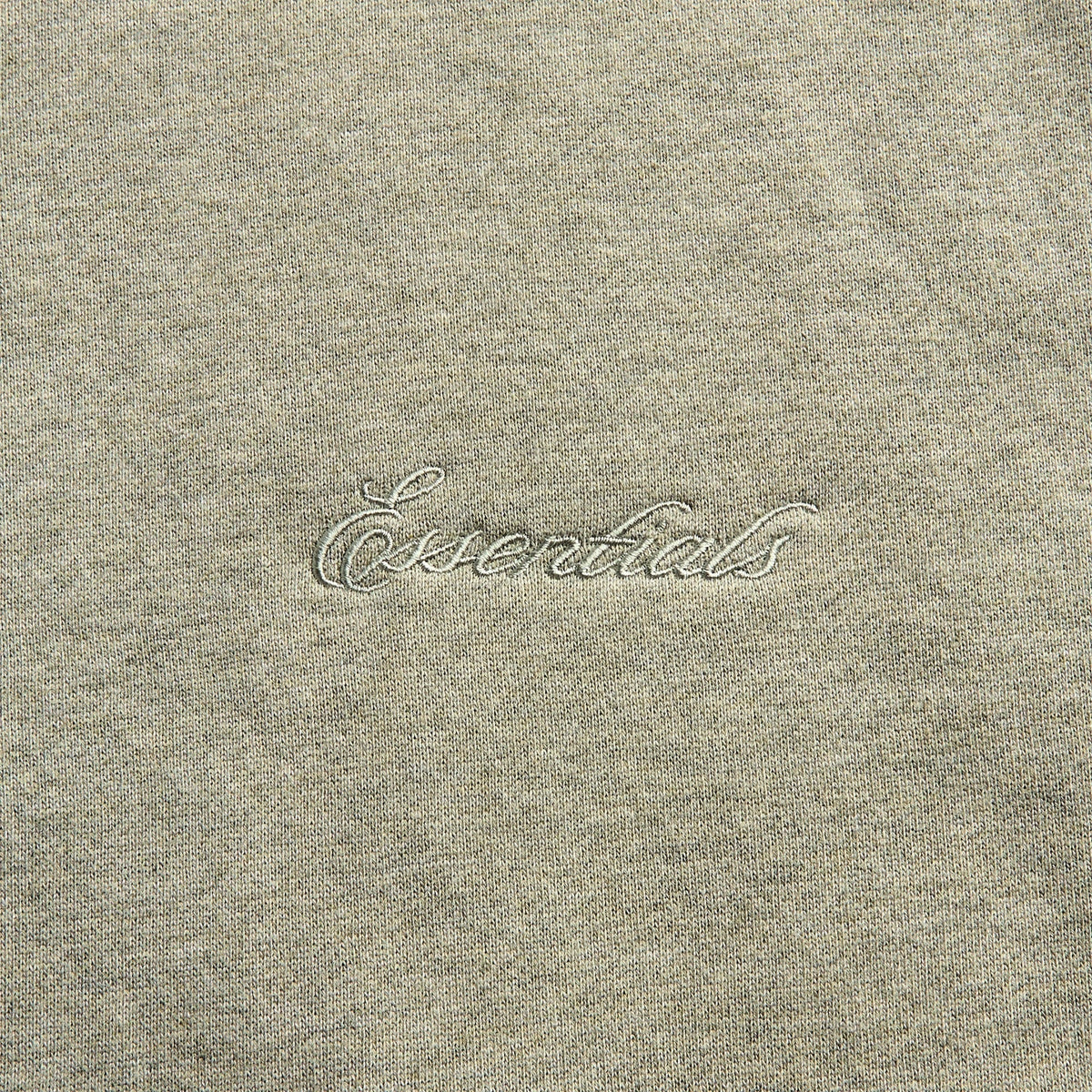Essentials Signature Classic Full Zip Hoodie - Concrete Heather / Dark Concrete Heather