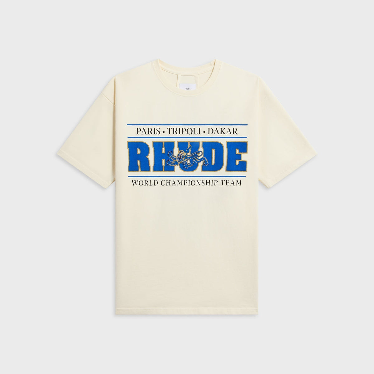 Rhude Chrono Tee - Vintage White / Blue