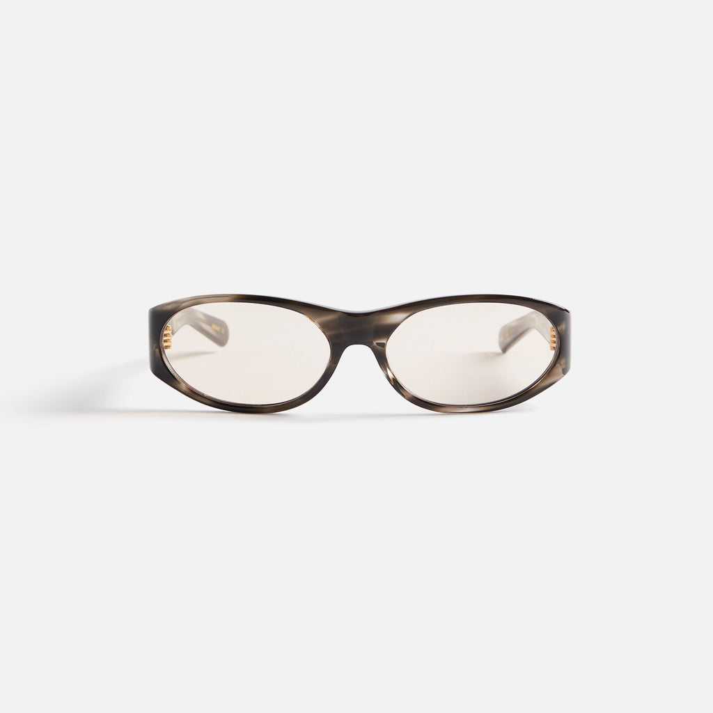 Flatlist Eddie Kyu Sunglasses - Clear Grey / Transparent Grey Lens