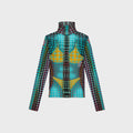 Jean Paul Gaultier Re-Edition Top High Neck Top - Blue Multi